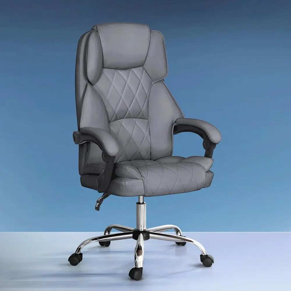 Artiss Executive Office Chair Recliner Grey - Furniture