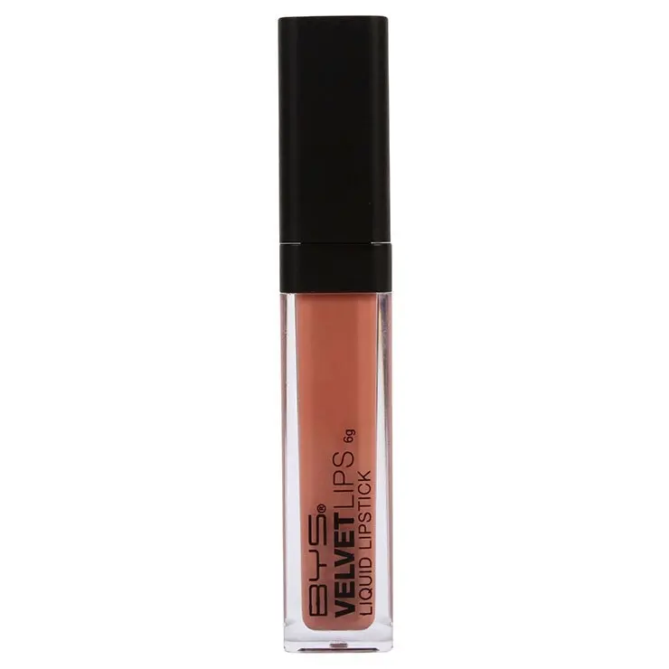 BYS Velvet Cream Soft Plush Lipstick Lip Colour Cosmetics Makeup Burnt Caramel - Beauty