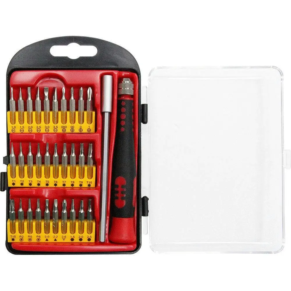 Doss 32pc Precision Screwdriver w/ Bits Set for Electronic Watch Glasses Repair - Hardware