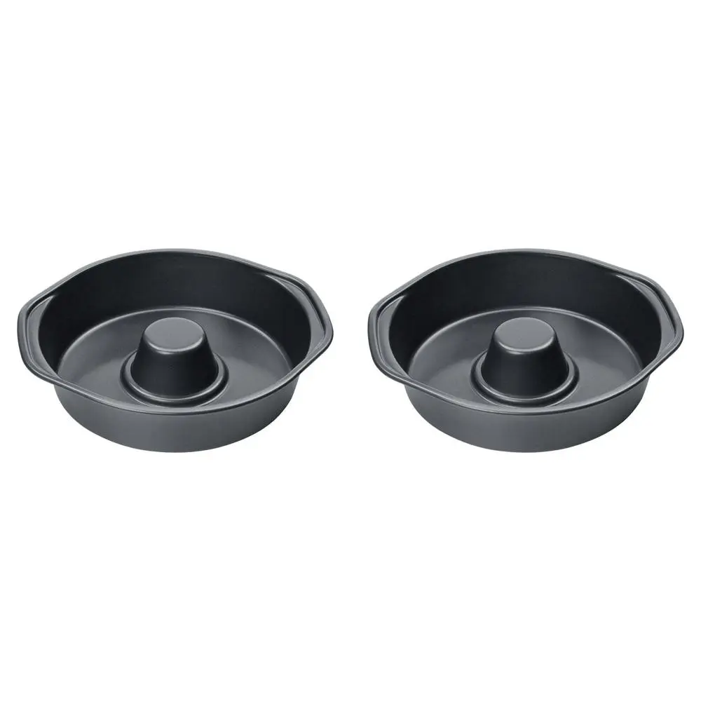 2PK Wiltshire Easybake Non-Stick Round Ring Cake Pan Oven Safe Baking Tin 22cm