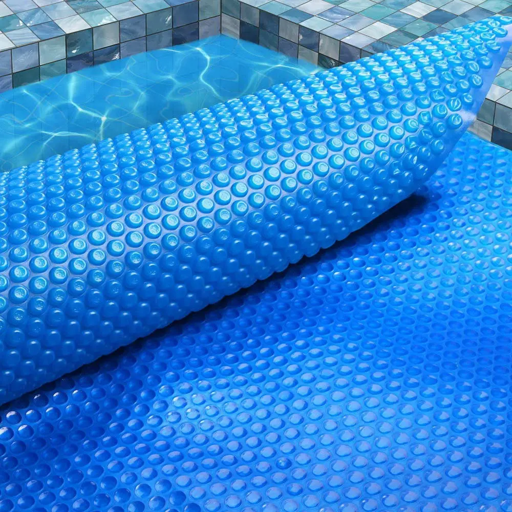 Aqua Buddy Pool Cover 500 Micron 11x4.8m Swimming Pool Solar Blanket Blue - Home & Garden