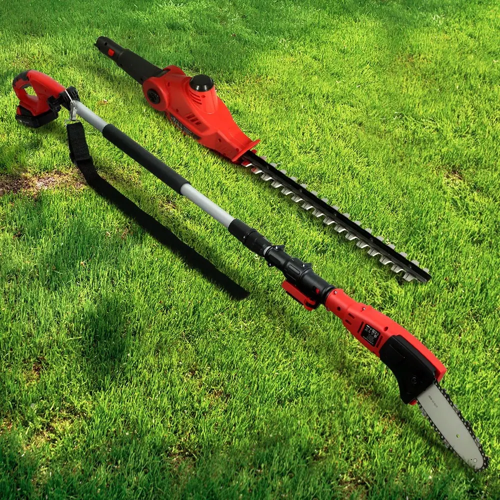 Giantz Chainsaw Trimmer Cordless Pole Chain Saw 20V 8inch Battery 2.7m Reach - Handyman Heaven Sale