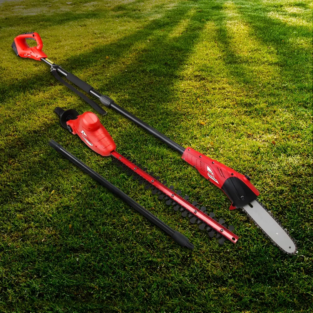 Giantz Chainsaw Trimmer Cordless Pole Chain Saw 8in 20V Battery 2.7m Reach - Handyman Heaven Sale