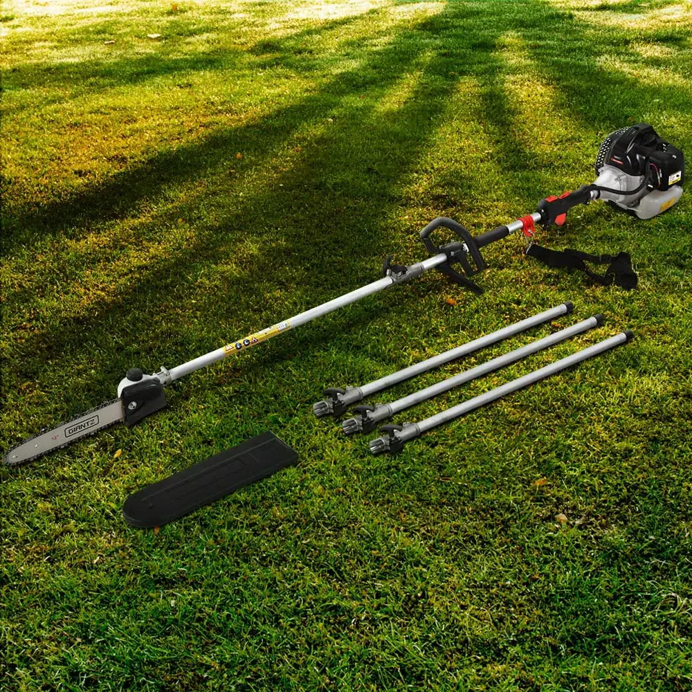 Giantz 62CC Petrol Pole Chainsaw Chain Saw Pruner Pro Arbor Tree Tool Black - Handyman Heaven Sale