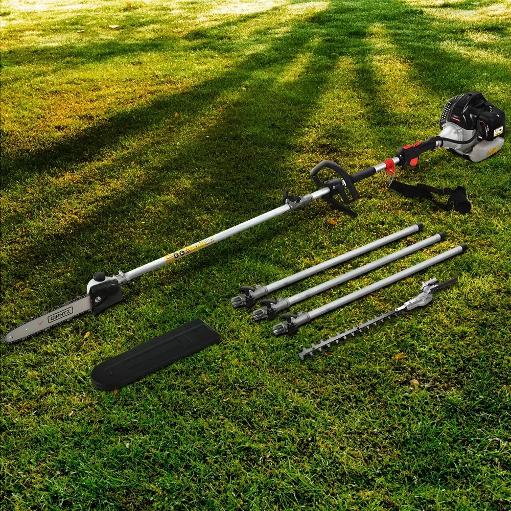Giantz 62CC Pole Chainsaw Hedge Trimmer 12in Chain Saw 5.6m Long Reach - Home & Garden