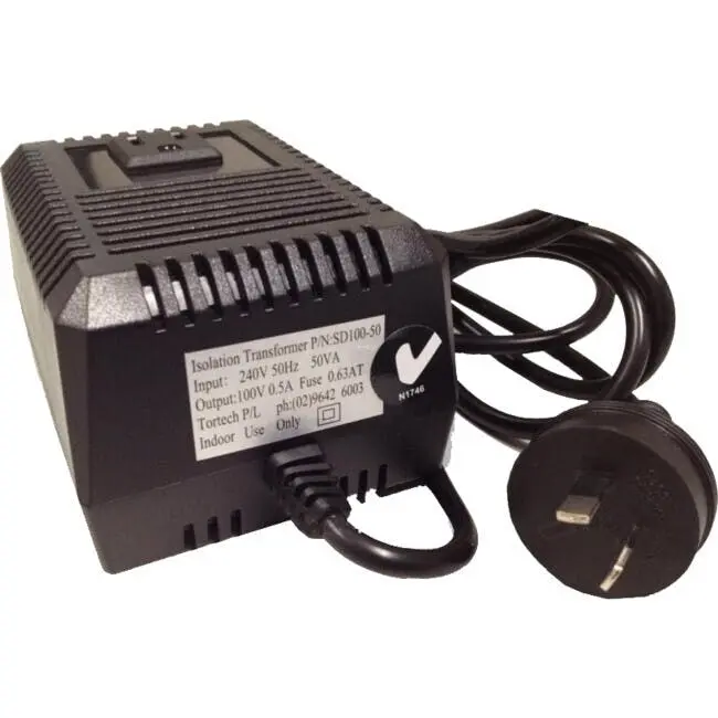 Tortech 50W 240V To 100V Japan Stepdown Isolation Transformer Power Converter - Hardware