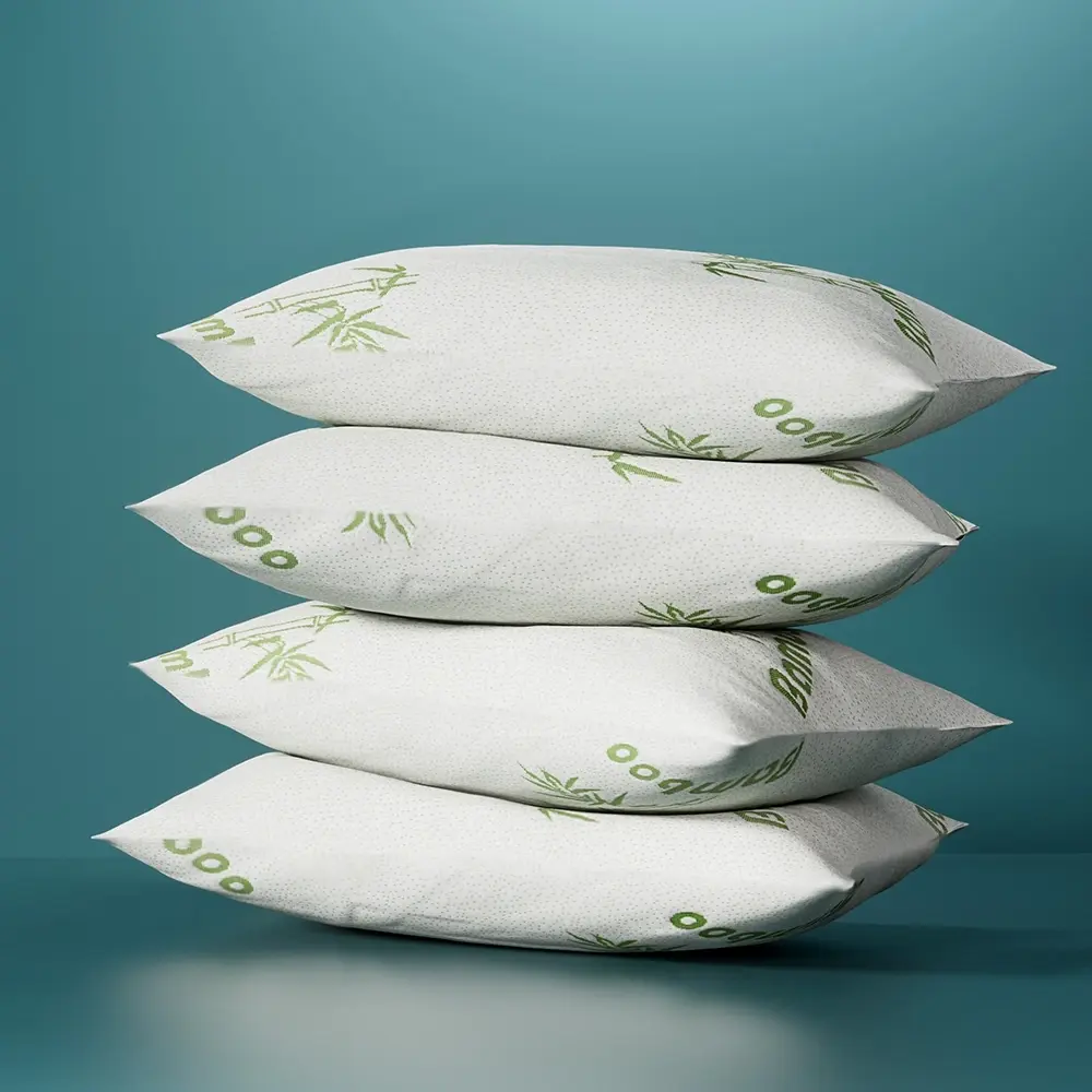 Giselle Bedding 4 Pack Bamboo Pillow Family Hotel - Best Selling Linen & Towels - From $20