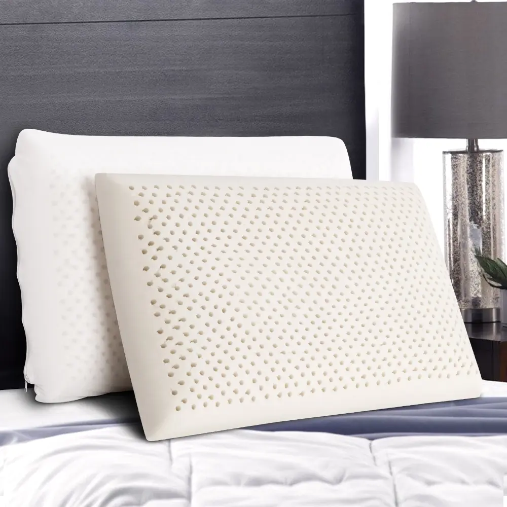 Giselle Bedding Natural Latex Pillow Classic Twin Pack - Home & Garden