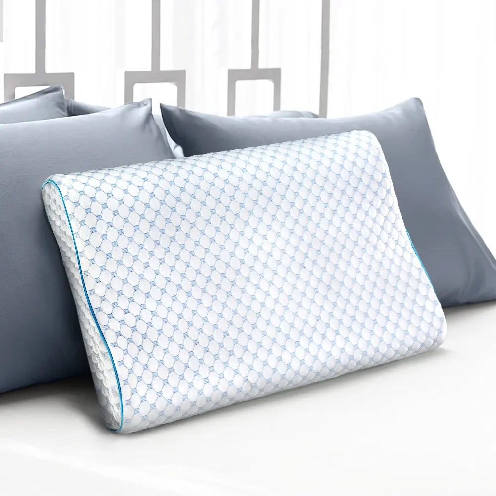 Giselle Bedding Memory Foam Contour Pillow Cool Gel - Best Selling Linen & Towels - From $20
