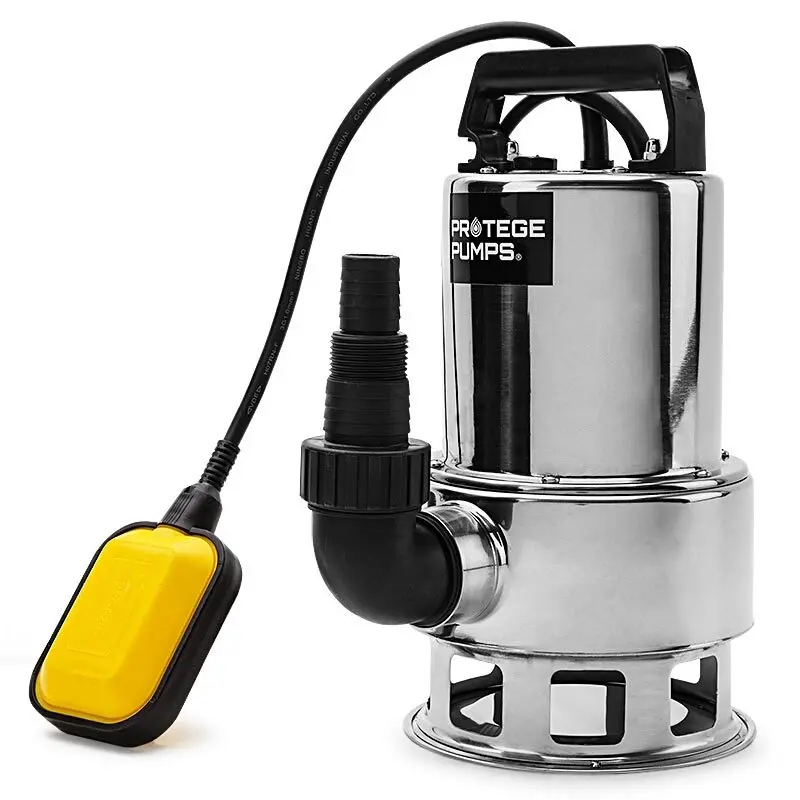 PROTEGE 1500W Submersible Dirty Water Pump Bore Tank Well Steel Automatic Clean - Hardware