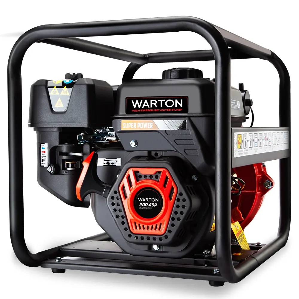 WARTON 8HP Petrol High Pressure Water Pump Fire Fighting Irrigation Transfer Pumps Multi Level Filter - Hardware