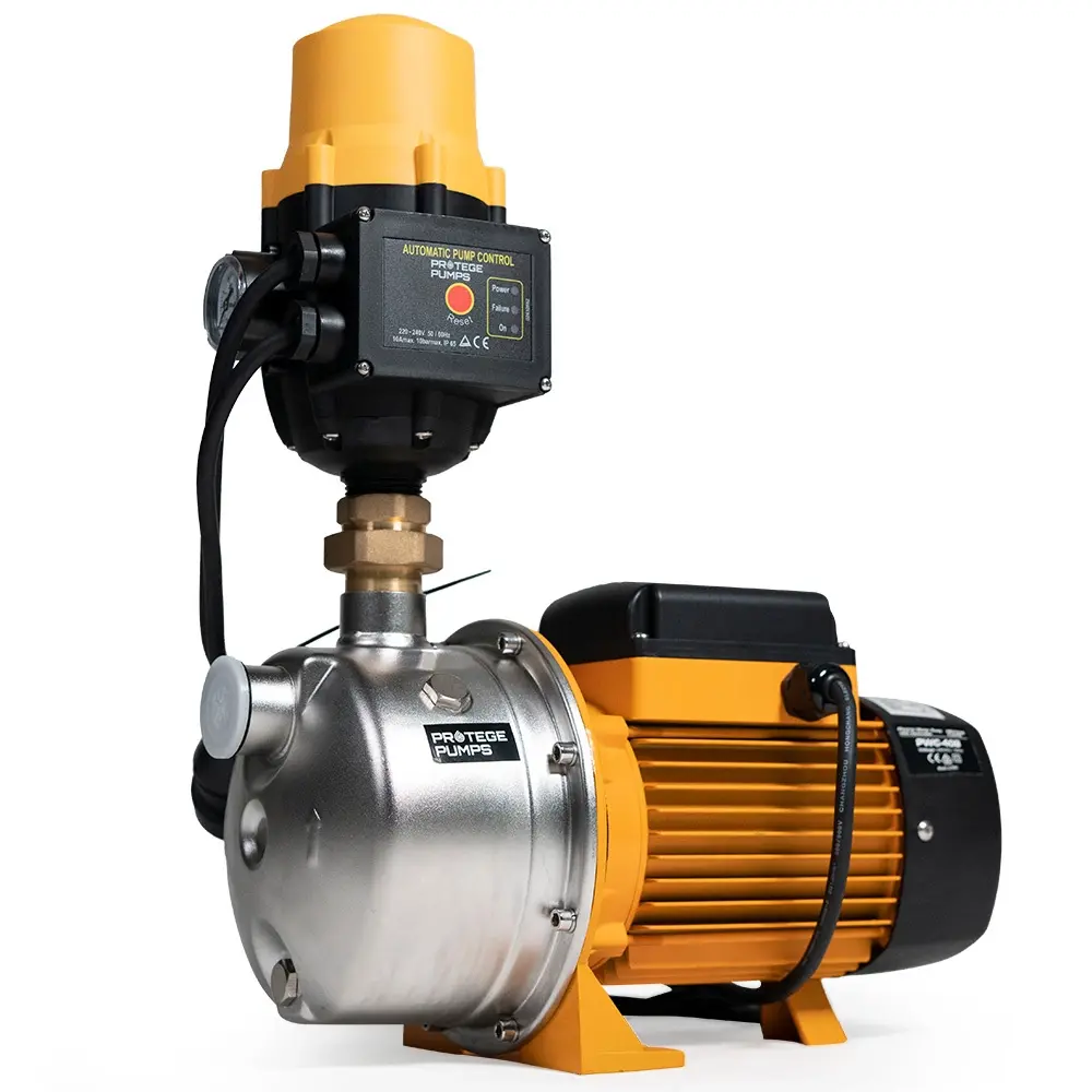 PROTEGE 2350W High Pressure Potable Water Jet Pump, with Auto Digital Controller, for Rainwater Tank, Grey Water, Irrigation - Hardware