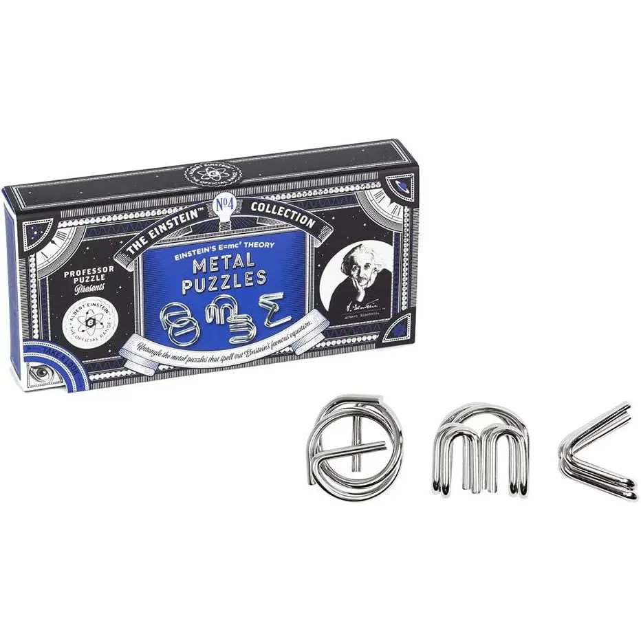 The Einstein Collection: E=Mc² Metal Puzzles - Toys & Games