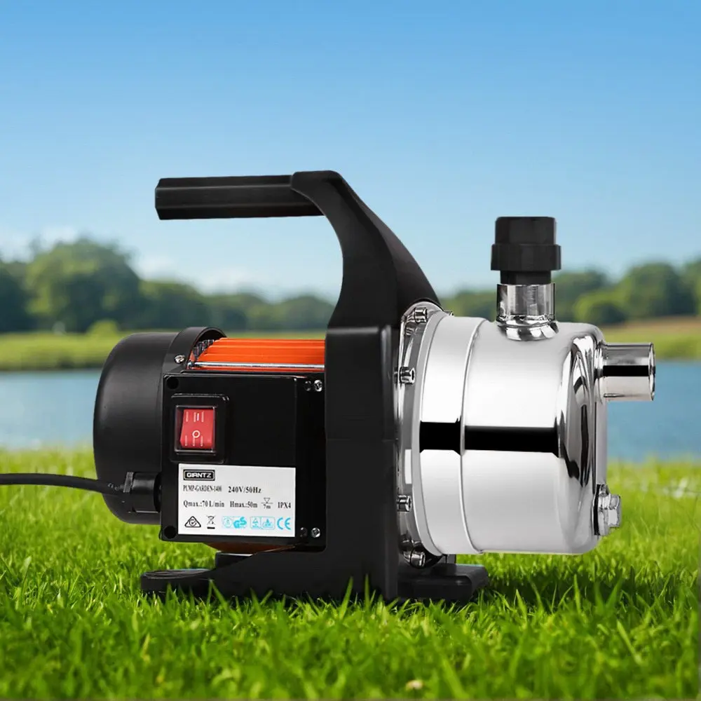 Giantz Garden Water Pump High Pressure 800W Max Tank Rain Farm Irrigation House - Hardware