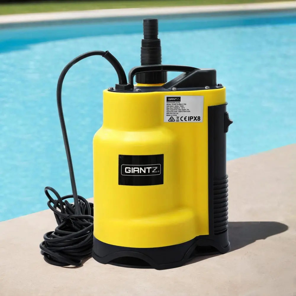 Giantz Garden Water Submersible Pump 400W Dirty Bore Sewerage Tank Well Steel - Hardware