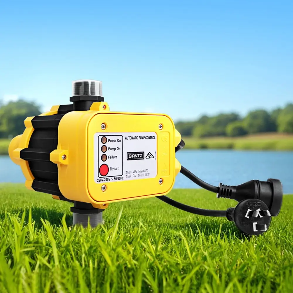 Giantz Water Pressure Pump Controller Auto Switch Control Electric Electronic Yellow - Free Shipping Specials