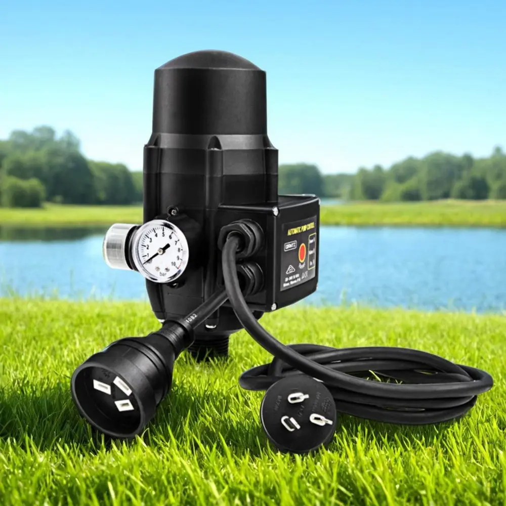 Giantz Water Pressure Pump Controller Auto Switch Control Electric Electronic Black - Best Sellers From $10