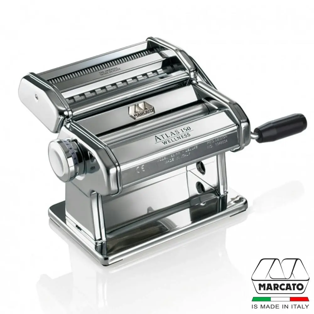Marcato Atlas Plus Adjustable Pasta Machine Made in Italy - Home & Garden