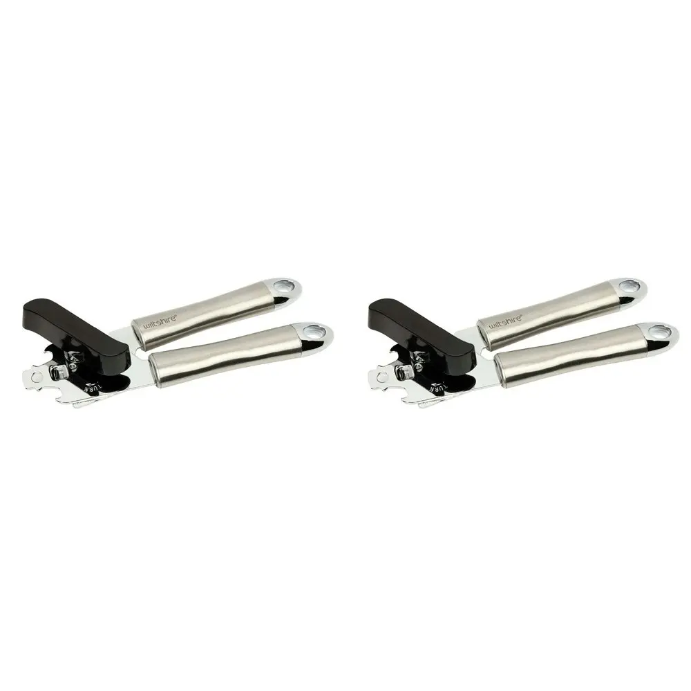 2PK Wiltshire Industrial Stainless Steel Kitchen Manual Can Opener Utensil - Home & Garden