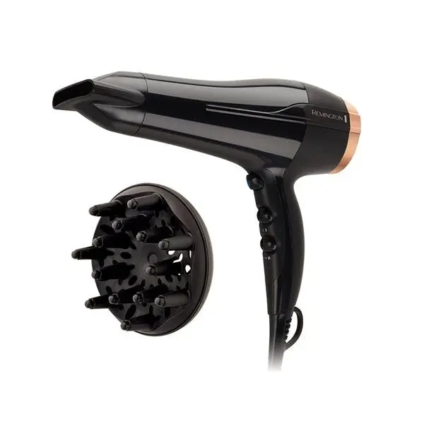 Remington 2150W Electric Heat Hair Styling Pro Blower/Hairdryer Black/Rose Gold - Beauty
