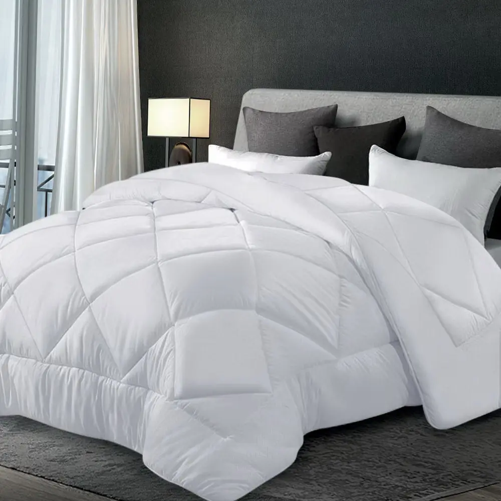 Giselle Bedding 700GSM Microfibre Bamboo Quilt King - Winter Warmers up to 70% Off