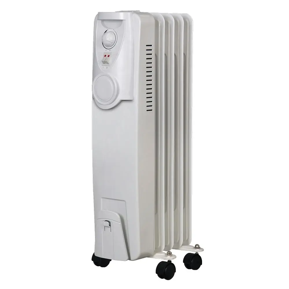 Sunair 5 Fin Oil Heater w/ Thermostat 1000W Home Heat/Heating Portable - Home & Garden