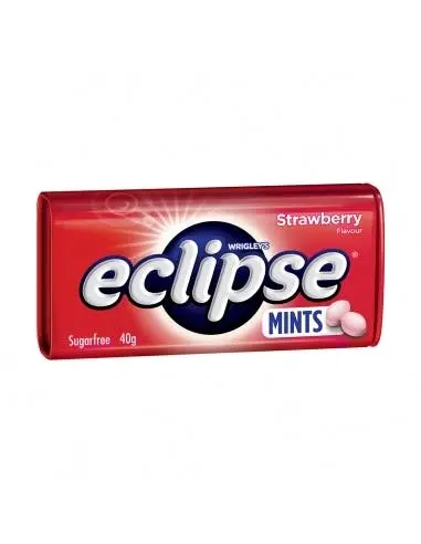 Eclipse Mint Strawberry 40g x 12 - Groceries