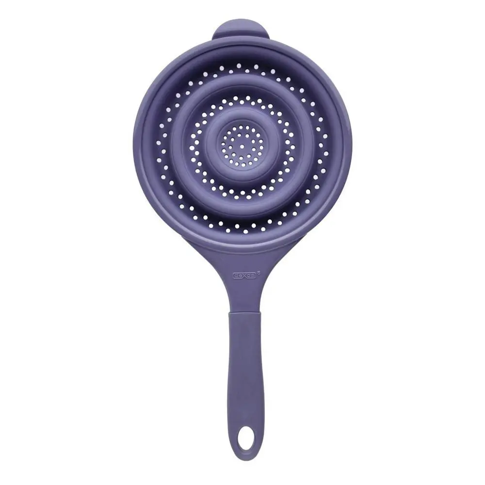 Dexas 20cm Silicone Pop Strainer Pasta/Vegetable Drainer Food Sifter Purple - Home & Garden