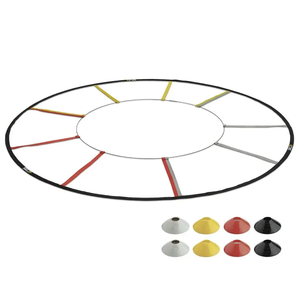 SKLZ 182cm Reactive Portable Circular Agility Sports Training Ladder w/Cones - Sports & Outdoor