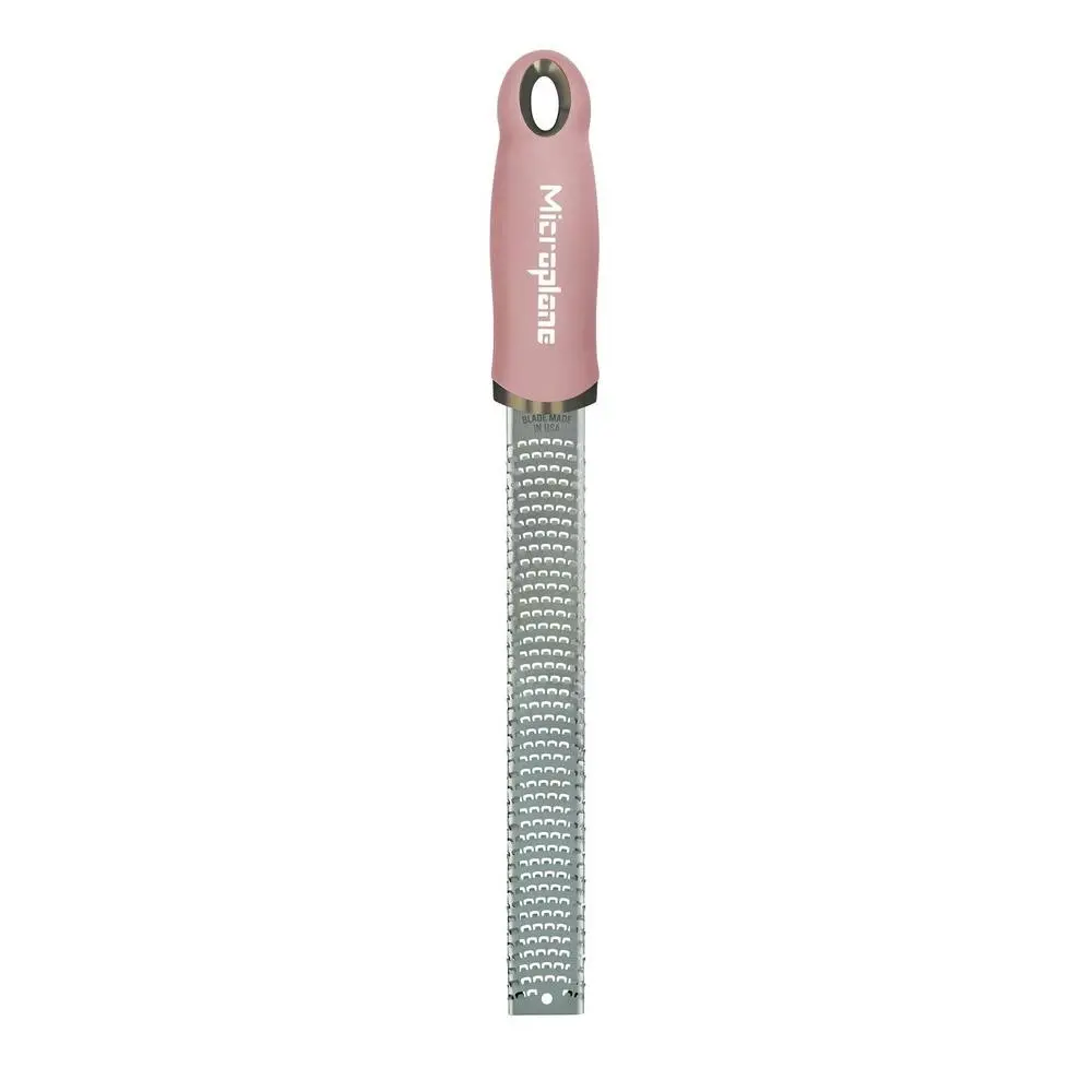 Microplane Premium Lemon/Orange Zester/Grater Stainless Steel Dusty Rose - Home & Garden