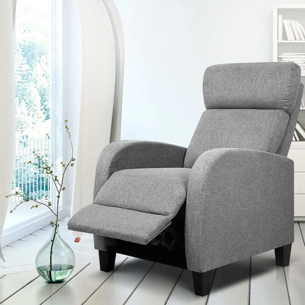 Artiss Recliner Chair Sofa Armchair Fabric - Over 40% off Living Room Furniture