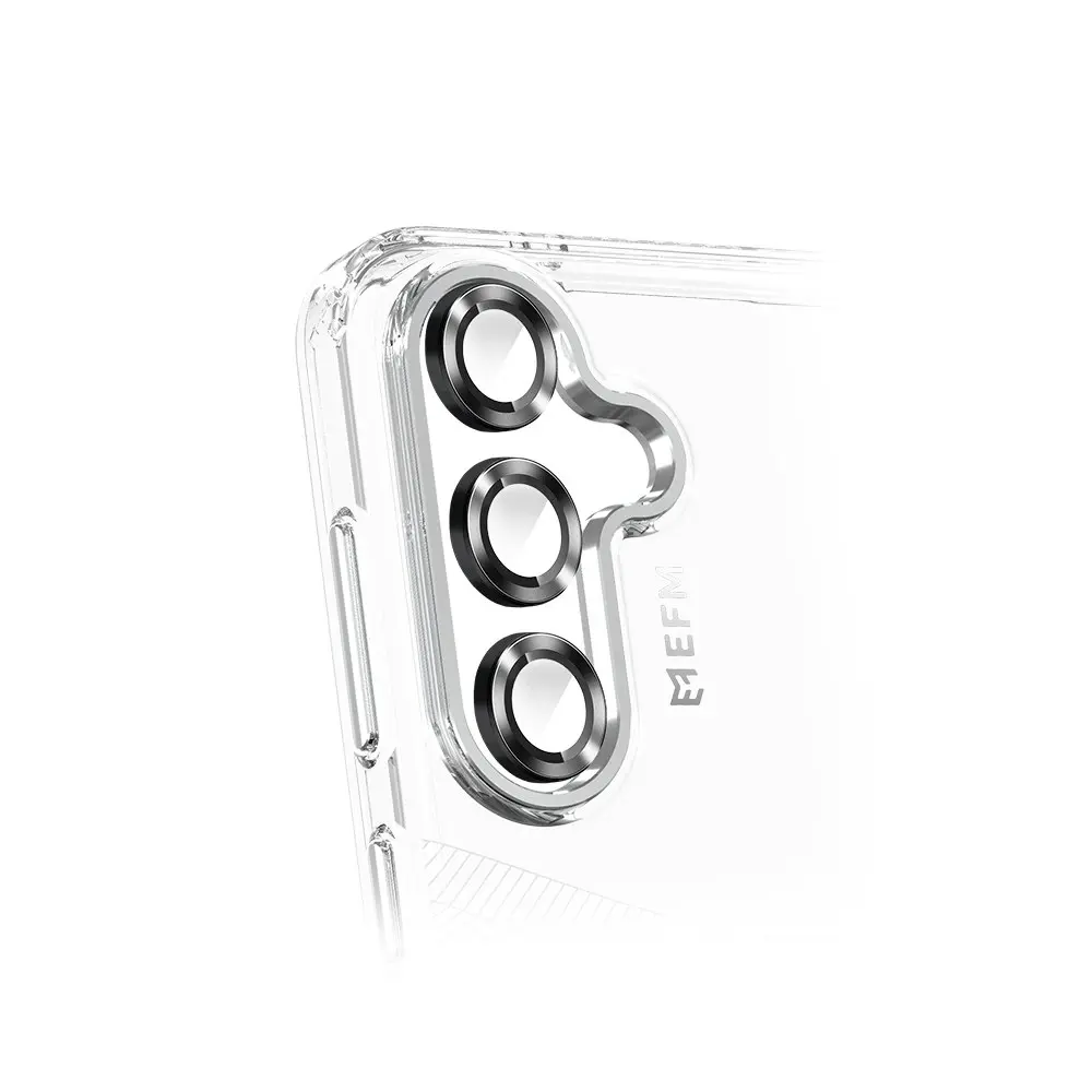 EFM Glass Mobile Camera Ring Lens Protector Armour For Samsung Galaxy S24 Carbon - Electronics