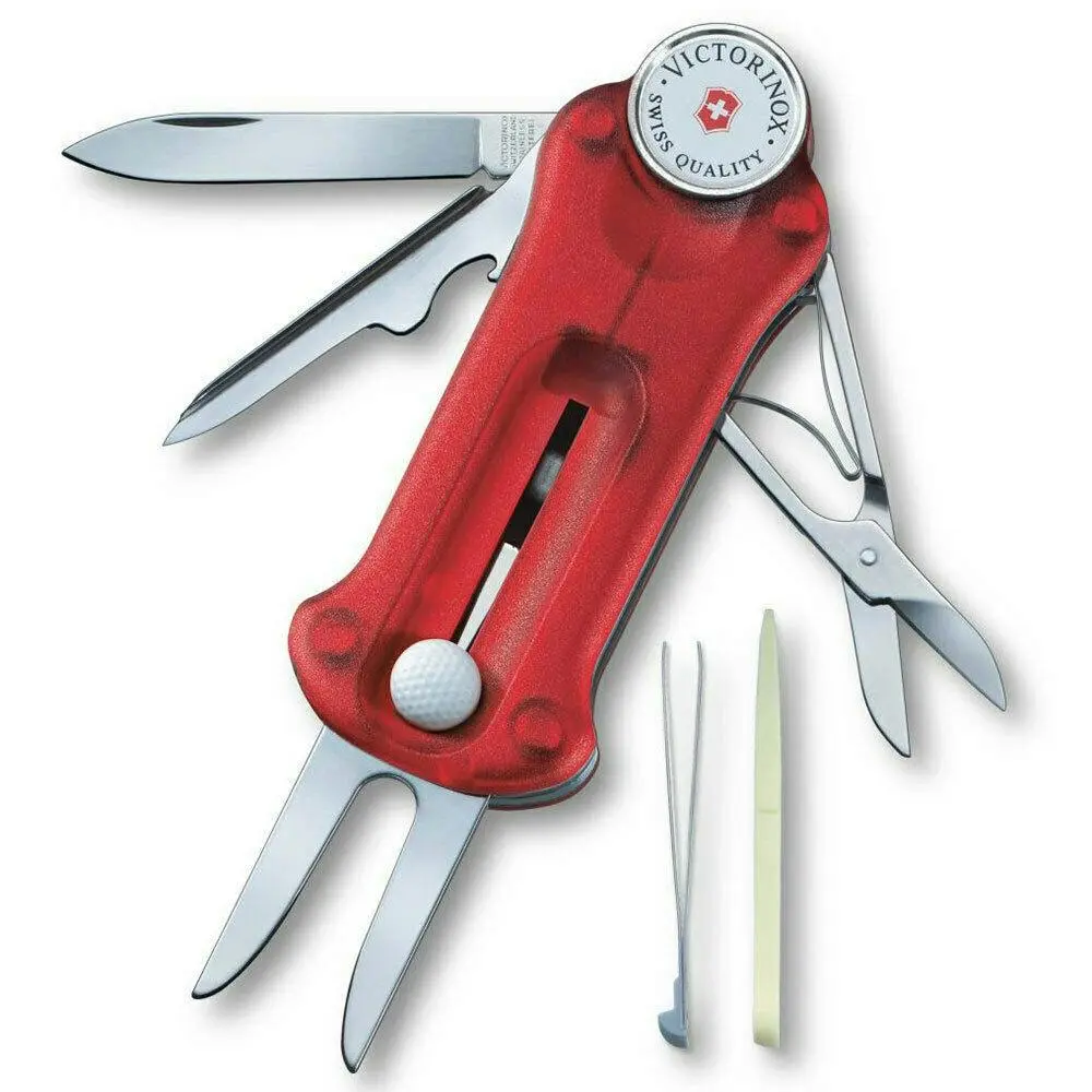 Victorinox Swiss Army Knife Sport Golf Tool Marker Divot Repair | Red - Sports & Outdoor