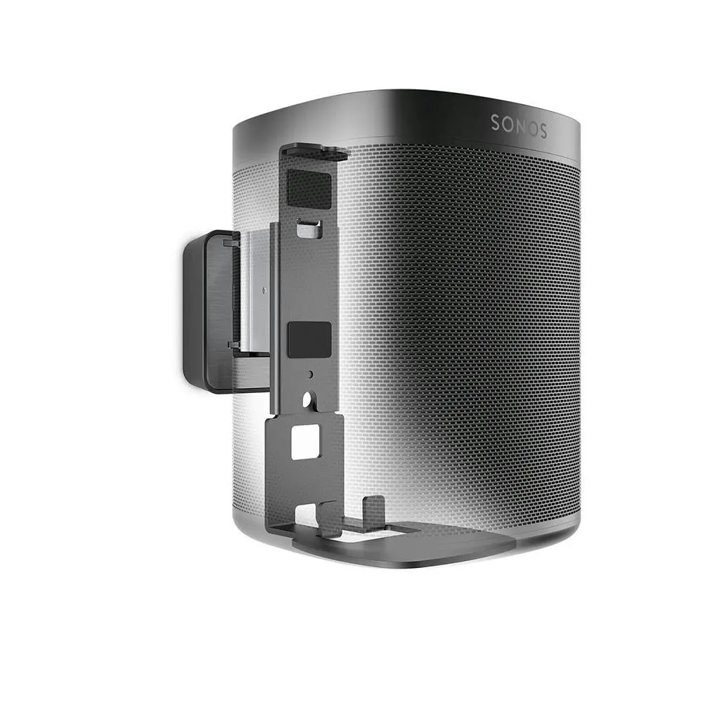 Vogel's SOUND4201B Tilt/Turn Wall Mount Storage For Sonos One Speaker Black - Electronics