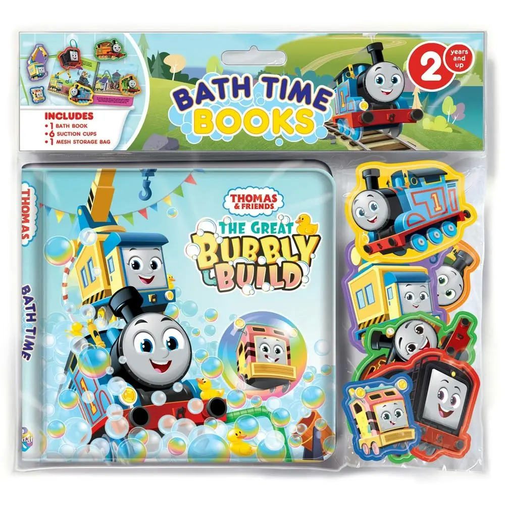 Mattel Thomas On The Go Kids/Children Bathtime Book w/ Figures/Bag Eva 3y+ - Entertainment