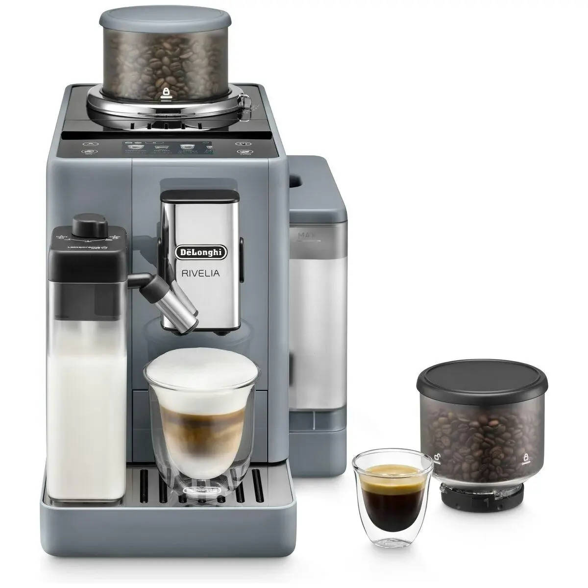 De'Longhi Rivelia Fully Automatic Coffee Machine Grey - Up to 70% off Branded Appliances