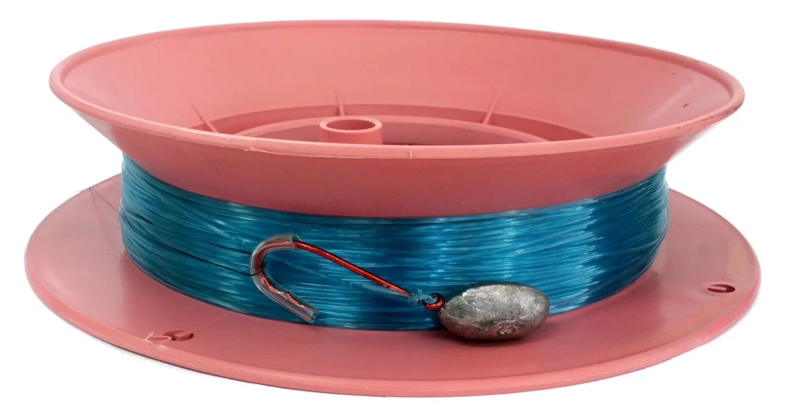 Surecatch 10 Inch Rigged Handcaster with 100lb Mono Fishing Line and Bean Sinker - Sports & Outdoor