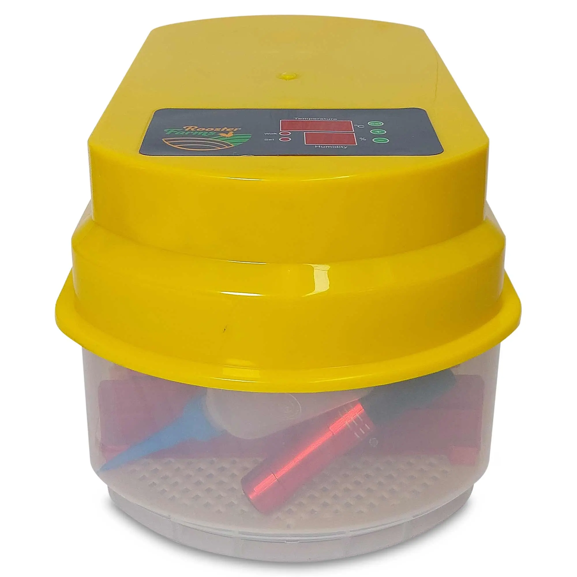 Rooster Farms Electric 12 Egg Incubator + Accessories Hatching Eggs Chicken Duck - Commercial