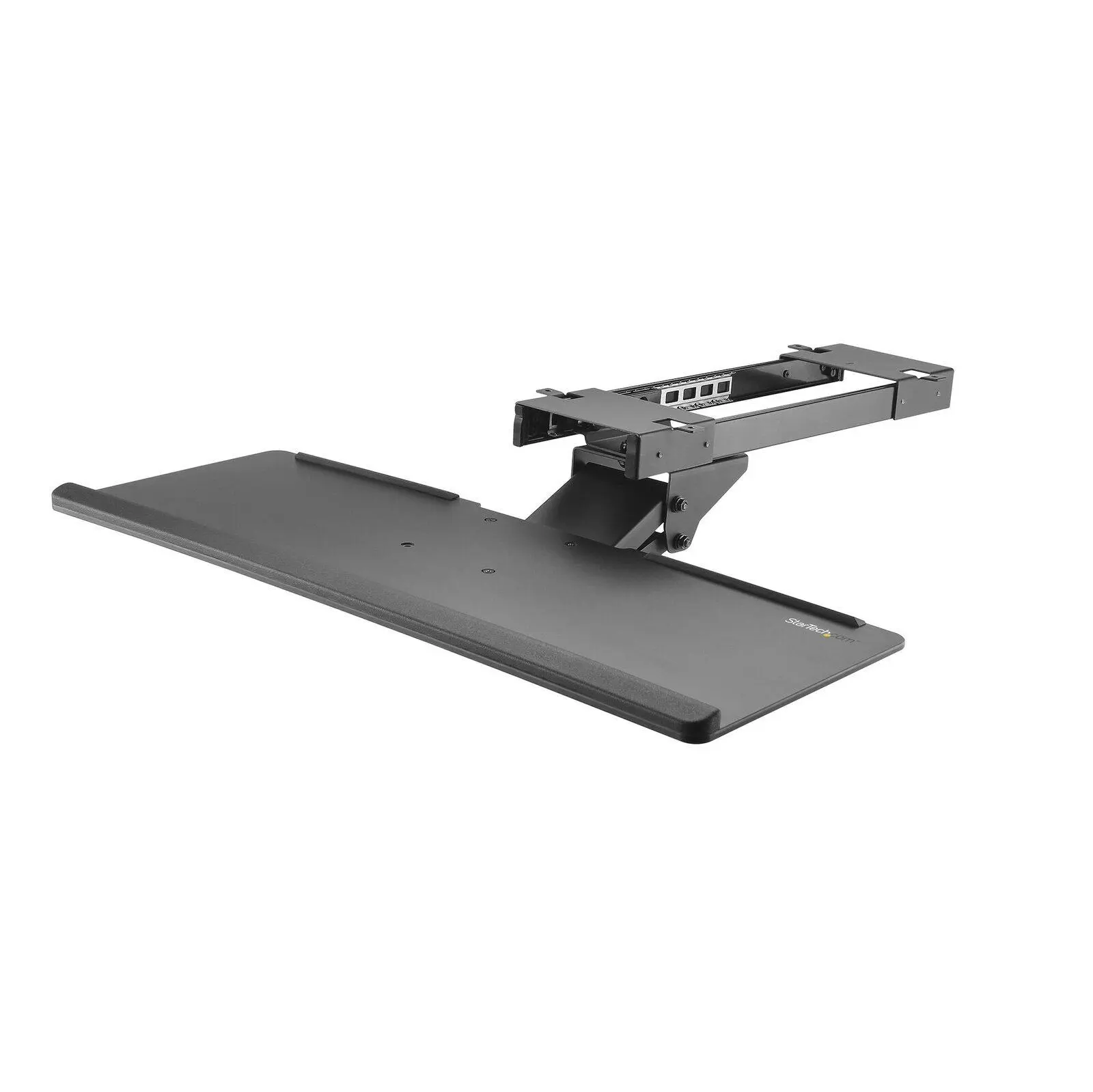 Star Tech 2kg Adjustable Ergonomic Under Desk Mount 26in Keyboard Steel Tray BLK - Electronics