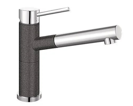 Blanco ALTA-S Silgranit Pull Out Mixer Tap Anthracite