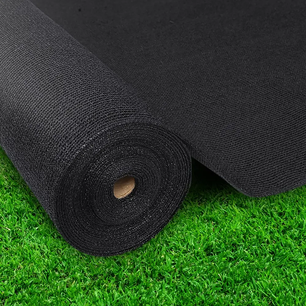 Instahut 90% Shade Cloth 3.66x30m Shadecloth Sail Heavy Duty Black - Best Sellers From $10