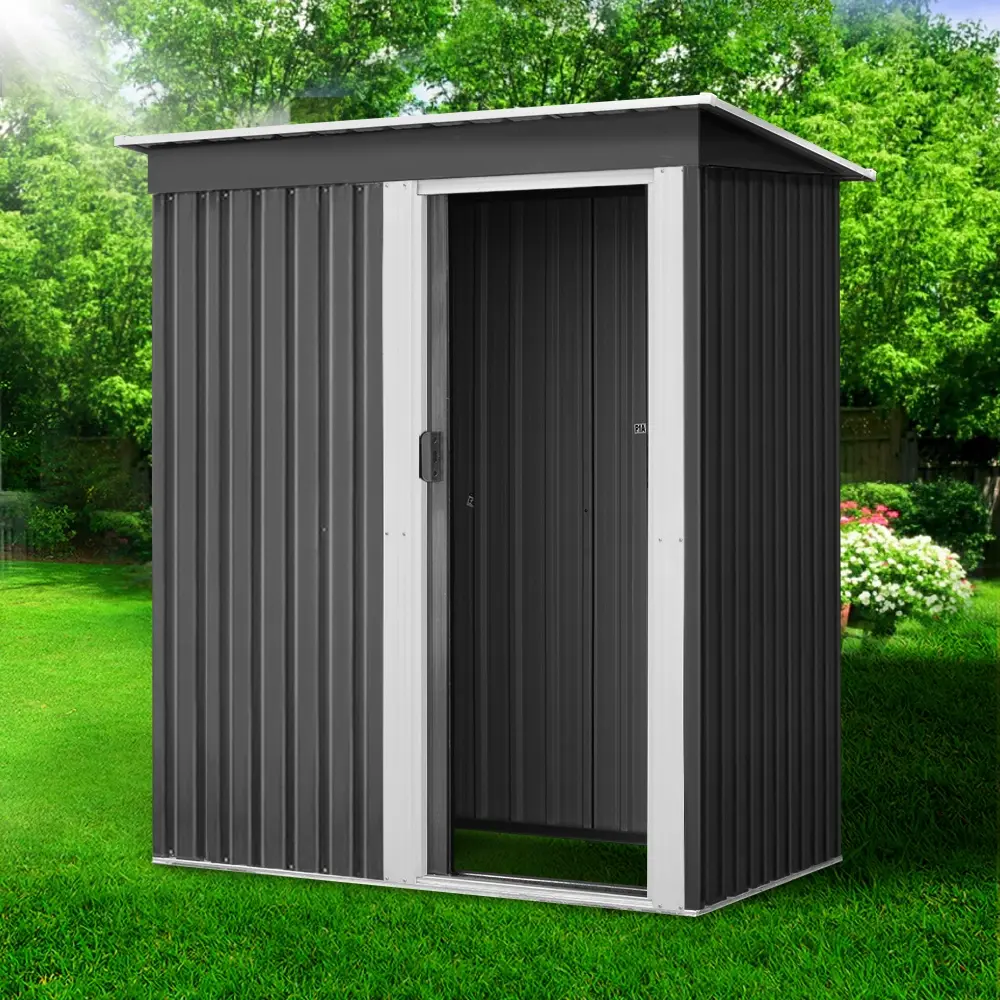 Giantz Garden Shed 1.62x0.86M Sheds Outdoor Storage Tool Workshop House Shelter Sliding Door - Best Sellers From $10