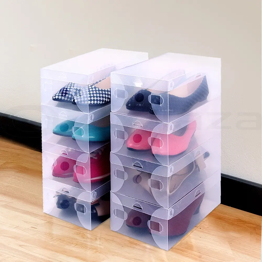 Artiss 20X Shoe Box Storage Clear Case Foldable Stackable - Home & Garden