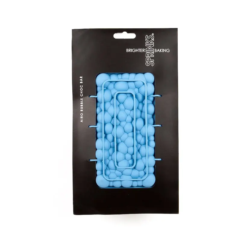 Sprinks Airo Bubble Chocolate Bar Silicone Mould (approx. 12x22cm, 20mm deep) - Home & Garden
