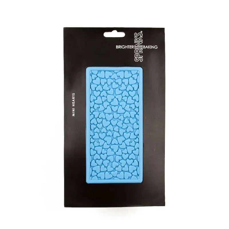 Sprinks Mini Hearts Silicone Mould (approx. 13x23cm, 20mm deep) - Home & Garden