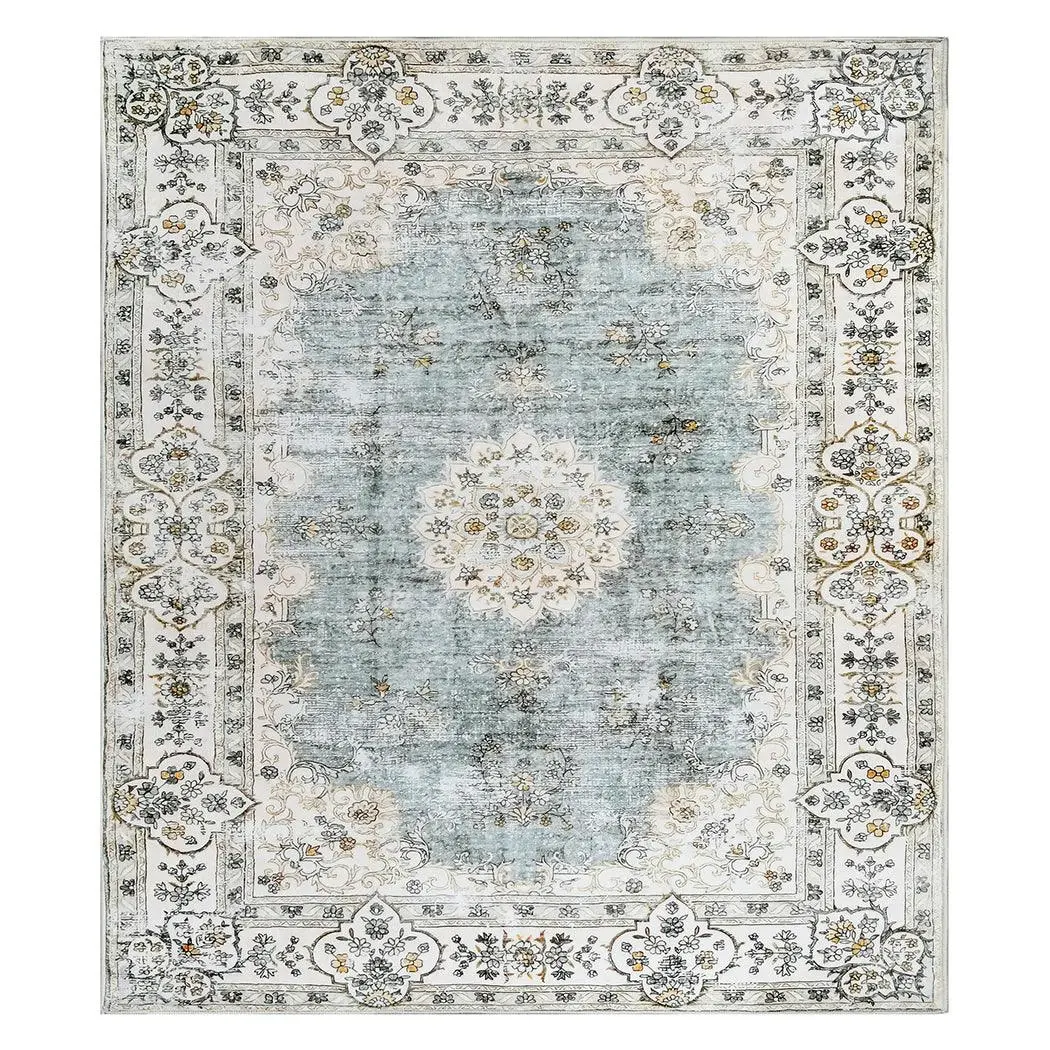 Marlow Floor Rug Short Pile Washable Vintage Carpet Soft Plush Non Slip 200x230 - Hardware