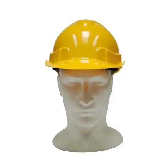 Livingstone Slotted Helmet Unvented Yellow - Commercial