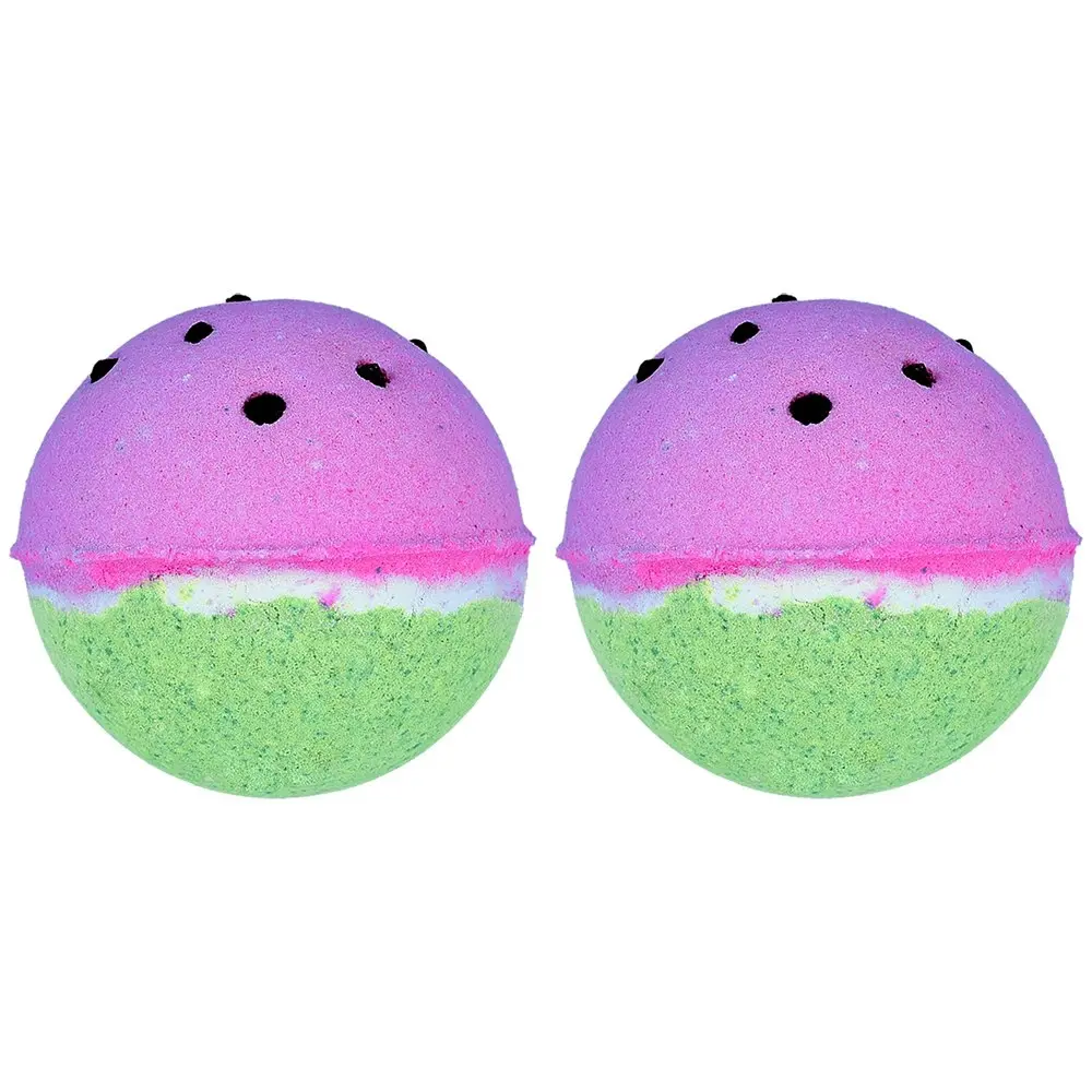 2PK Bomb Cosmetics Fruity Beauty Watercolours Bath Bomb Body Fragrance Tub Fizzy