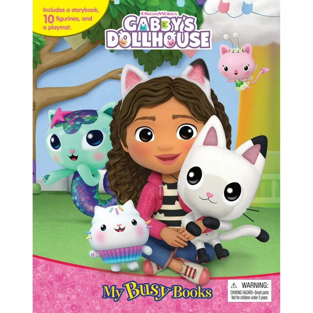Uni. Gabby'S Dollhouse My Busy Books Kids Storybook/Toy Activity Kit 3y+ - Entertainment