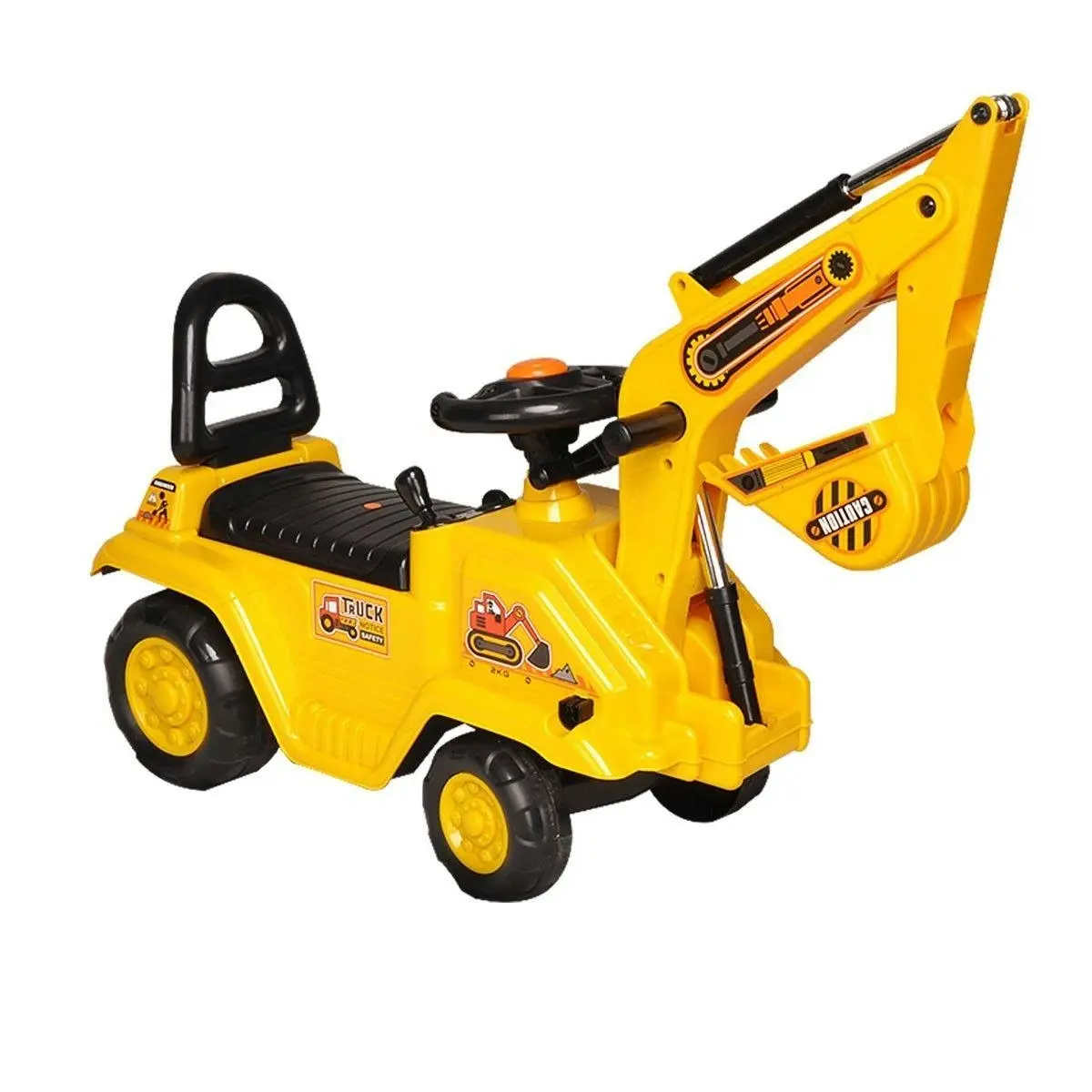 Ausway Kids Excavator Ride On Digger Toy Children Bulldozer Loader Car - Toys & Games